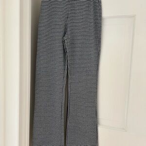 Urban Outfitters Black and White Patterned Flare Pants